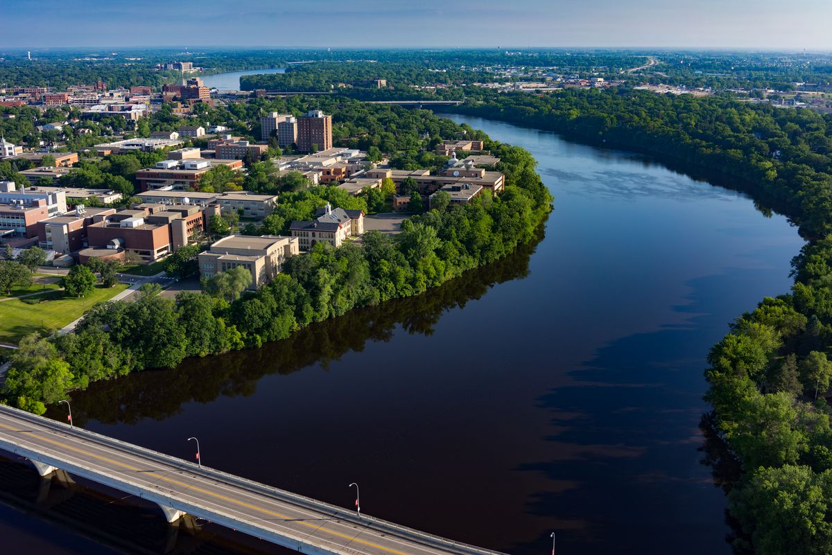 St. Cloud State University von oben